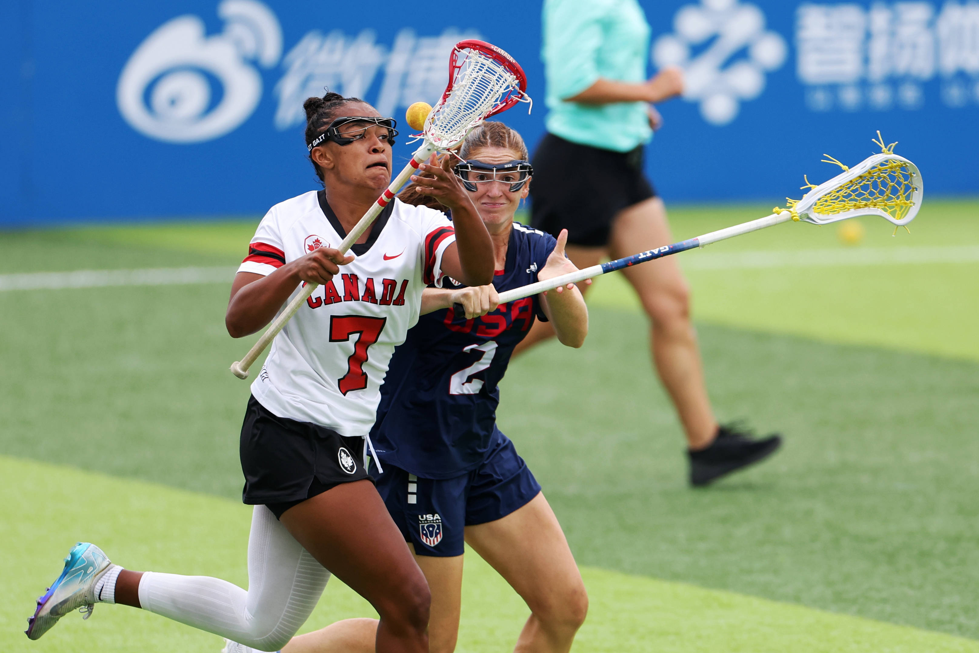 皇冠信用網开户_（成都世运会）棍网球——美国队夺得女子金牌